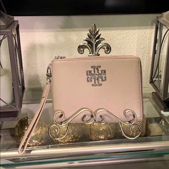 Tory Burch Britten Large ZIP Pouch/wristlet - Picture 2 of 9